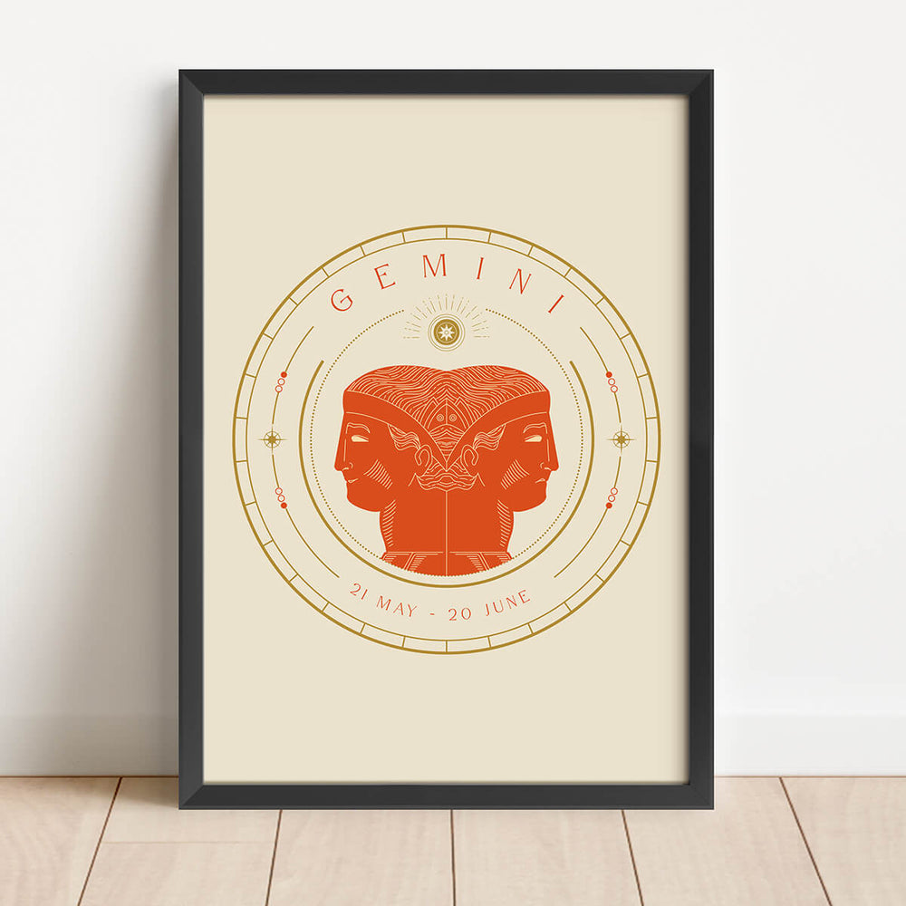 Vintage Zodiac- Gemini
